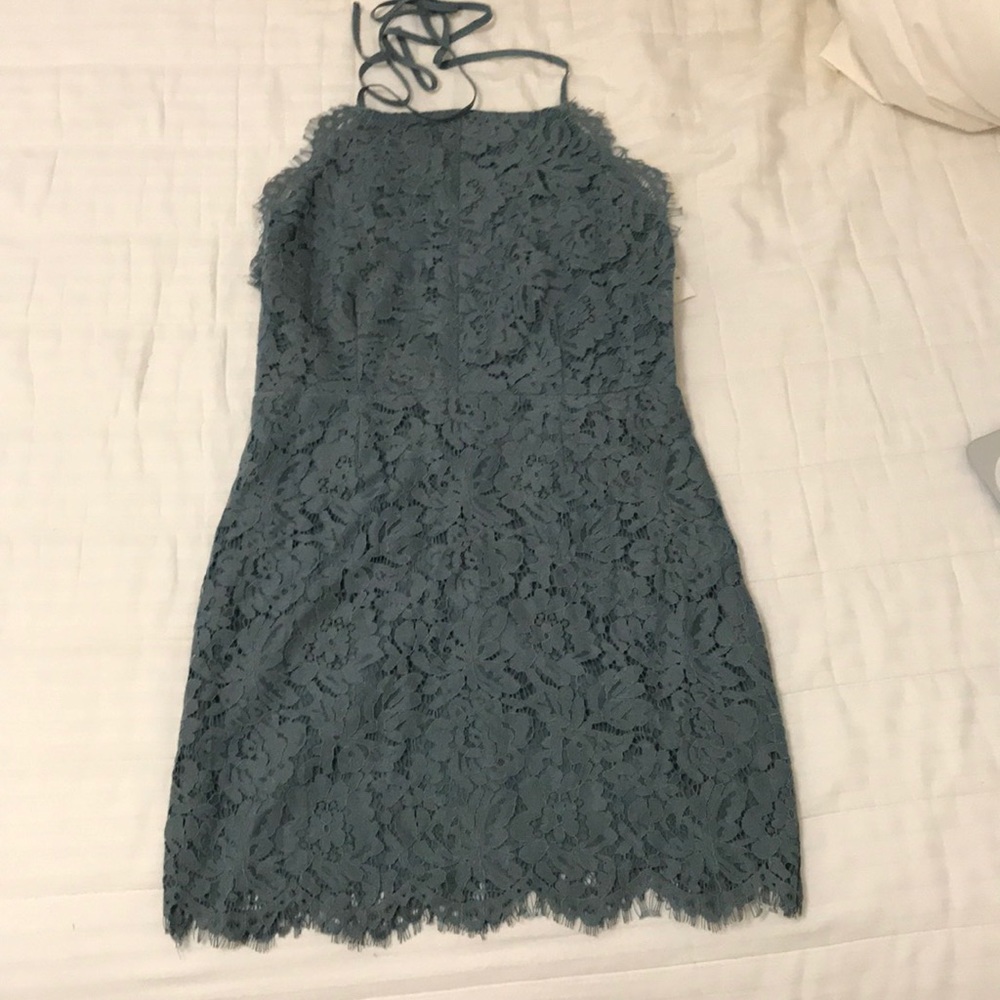 Grey blue TOBI Mini Dress
